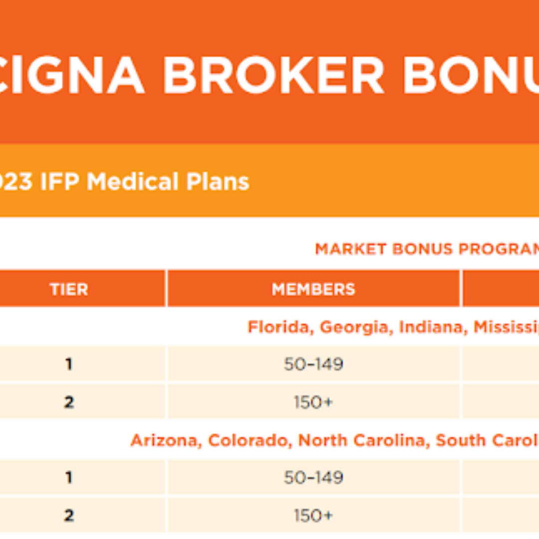 Cigna announces new 2023 ACA Broker Bonus Schedule Agility Life