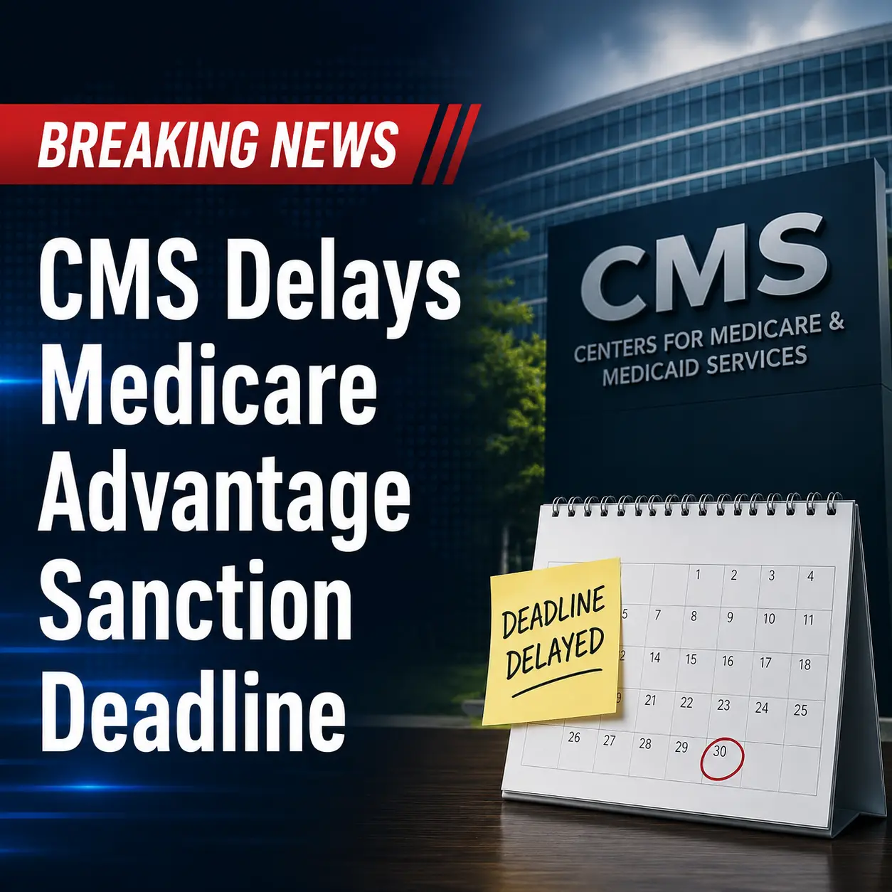 Breaking News - CMS Delays Elevance Medicare Advantage Sanction Deadline